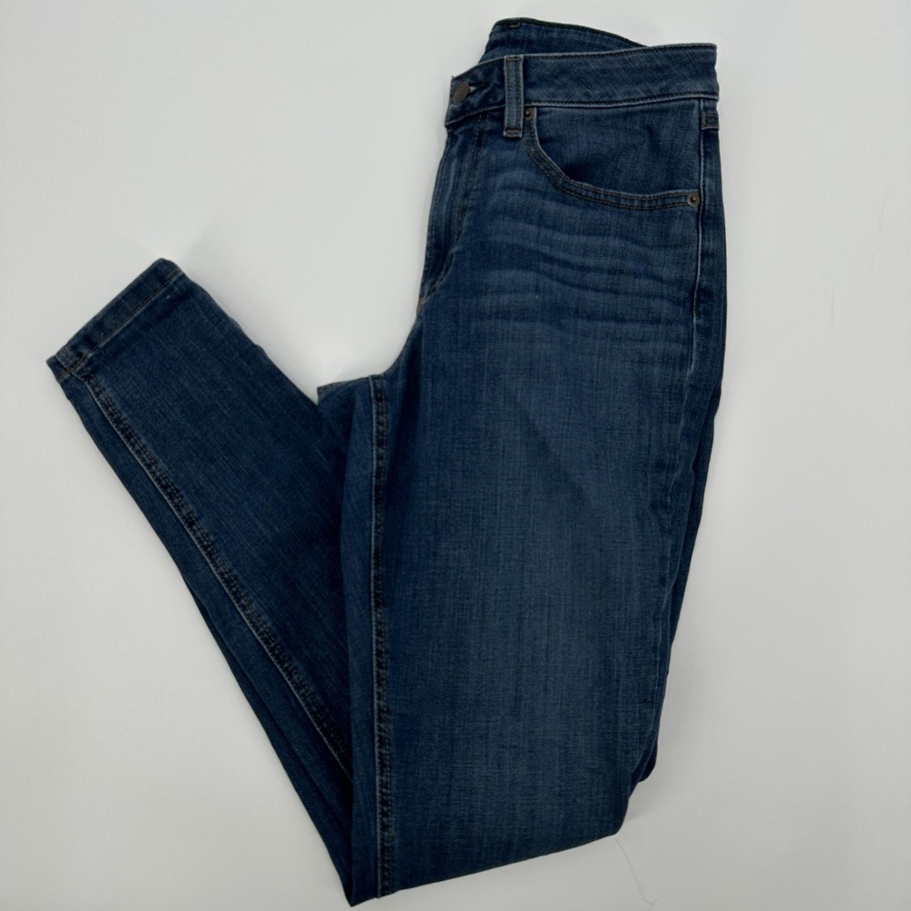 L.L.Bean Jeans Womens‎ 6 Regular Blue BeanFlex Skinny Leg Favorite Fit Stretch